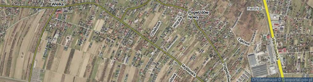 Zdjęcie satelitarne Limonkowa ul.